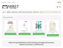 Tablet Screenshot of mireteditorial.com